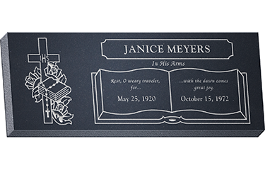 36~x14~x4~ Headstone